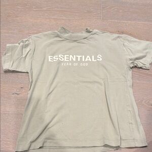 Fear of God Essentials T-Shirt in Light Green kids